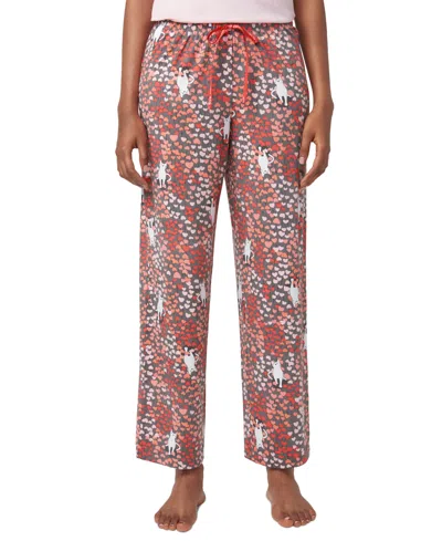 Hue Women's Kitty's Heart Garden Pajama Pants In Castle Rock
