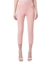 Hue Women's Mid-rise Pull-on Denim Capri Leggings In Bridal Ros