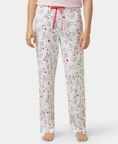 Hue Women's My Heart Petals Long Pj In White