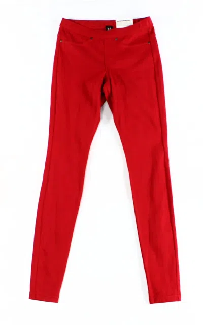 Hue Women's Original Denim Leggings In Deep Red
