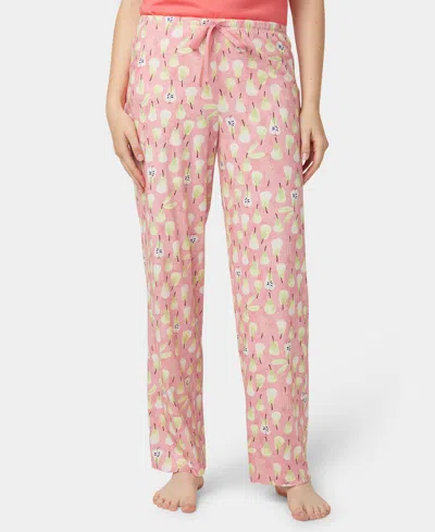 Hue Women's Pear Club Long Pajama Pants In Pink