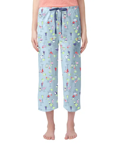 Hue Women's Printed Capri Mid-rise Pants In Black