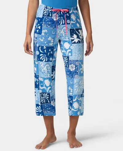 Hue Women's Printed Capri Mid-rise Pants In Multi