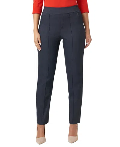 Hue Women's Pull-on Mid-rise Denim Leggings In Indigo