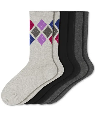 Hue Women's Roll Top Socks 3-pk U6487mp In Multi