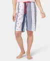 Hue Women's Seaside Stripe Bermuda Pajama Shorts