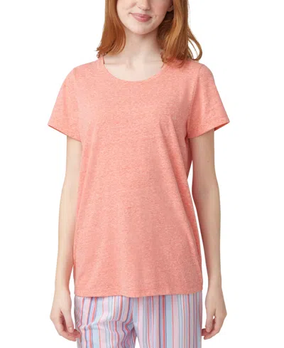 Hue Women's Solid Short-sleeve Scoop-neck Pajama T-shirt In Dubarry