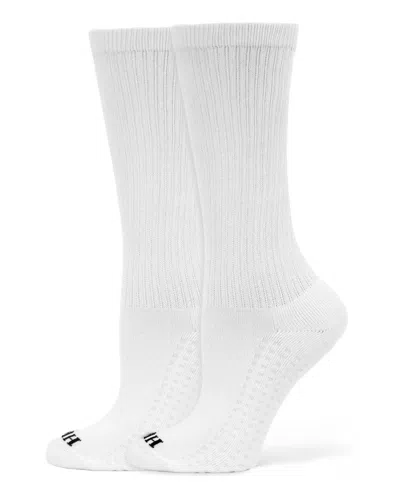 Hue Women's Sport Scrunch Crew Socks, 2-pack In White