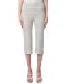 Hue Women's Spring Stripe Pedal Pusher Pants In Neutral