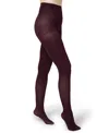 Hue Women's Super Opaque Control Top Tights In Burgundy
