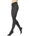 Hue Women's Super Opaque Control Top Tights U6620 In Forest Night