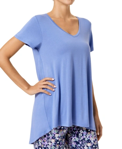 Hue Women's The Perfect Pajama Short-sleeve Tee In Persian Jewel