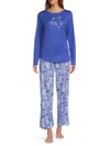 Hue Women's Timeless Graphic Tee In Blue