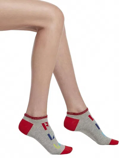 Hue Women's Ultra Soft Footsie Low Cut Socks In Royal Blue In Multi