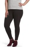 Hue Women's Ultra Soft High Waist Denim Leggings In Black In Black