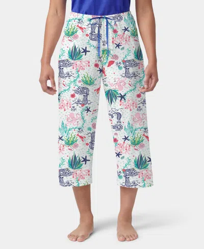 Hue Women's Underwater Wonder Capri Pajama Pants