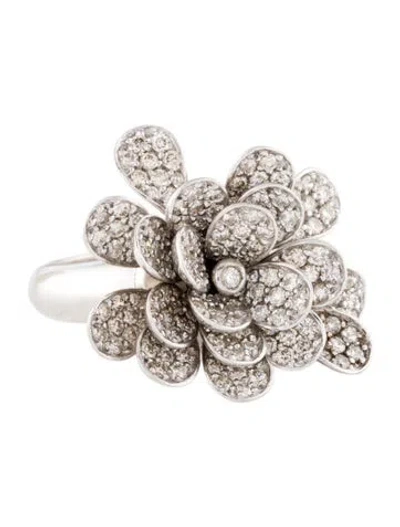 Pre-owned Hueb 18k 2.65ctw Diamond Secret Garden Cocktail Ring In Multi