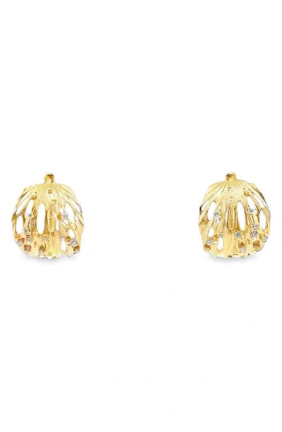 Hueb Bahia 18k Gold Diamond Clip-on Earrings