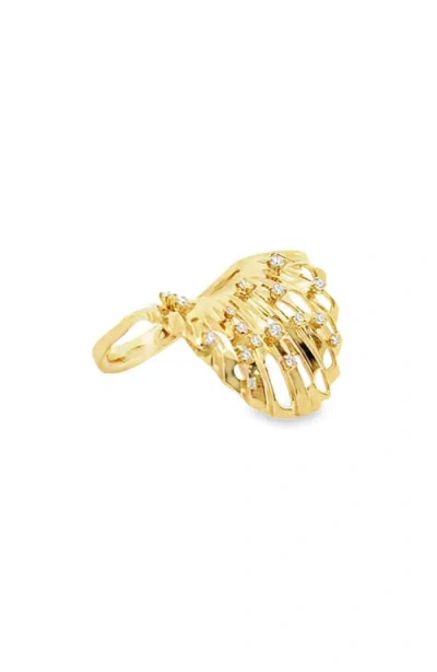 Hueb Bahia 18k Gold Diamond Cocktail Ring In Neutral