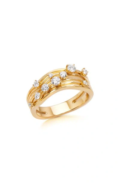 Hueb Bahia Diamond Ring In Yellow Gold