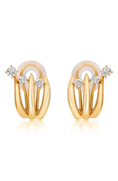 Hueb Diamond Drop Earrings In Yellow Gold