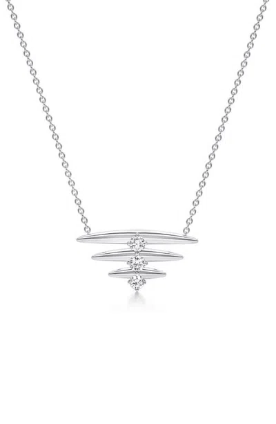 Hueb Diamond Pendant Necklace In Metallic