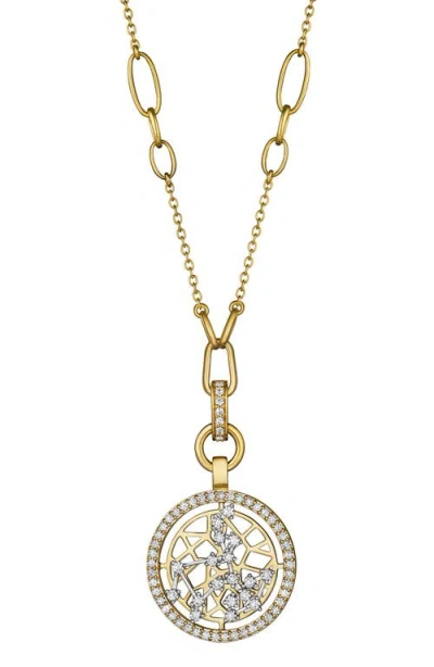 Hueb Estelar 18k Gold & Diamond Pendant Necklace In Yellow And White Gold