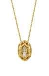 Hueb 18k Yellow Gold Estelar Diamond Constellation Pendant Necklace, 18 In Yellow Gold
