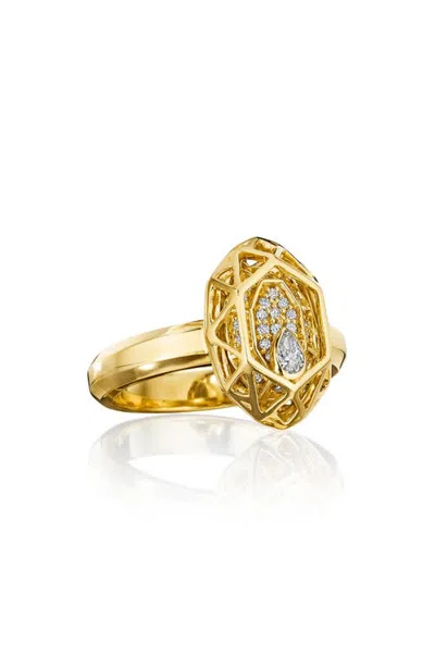Hueb Estelar Diamond Ring In Gold