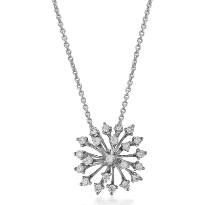 Hueb Luminus Diamond Pendant Necklace In Metallic