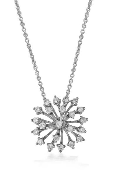 Hueb 18k Luminus Gold Pendant Necklace With Diamonds, 16"l In White Gold