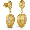 Hueb Onsa Citrine & Diamond Drop Earrings In Yellow Gold