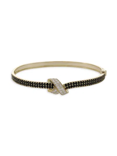 Hueb Women's 14k Yellow Gold, Black Onyx & Diamond Bracelet