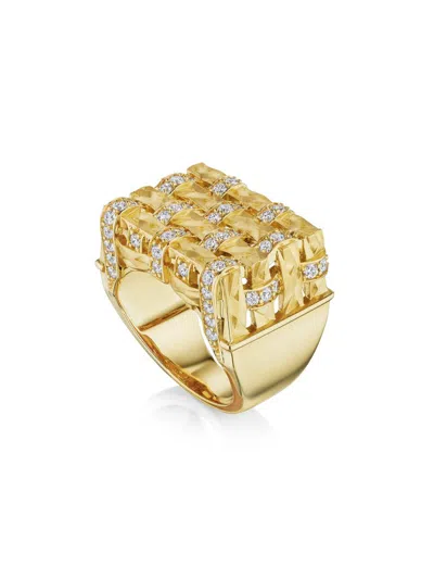 Hueb Women's Amazonia Palha 18k Yellow Gold & 1.30 Tcw Diamond Ring