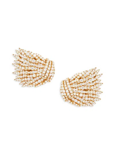 Hueb Women's Apus 18k Yellow Gold & 10.5 Tcw Diamond Drop Earrings