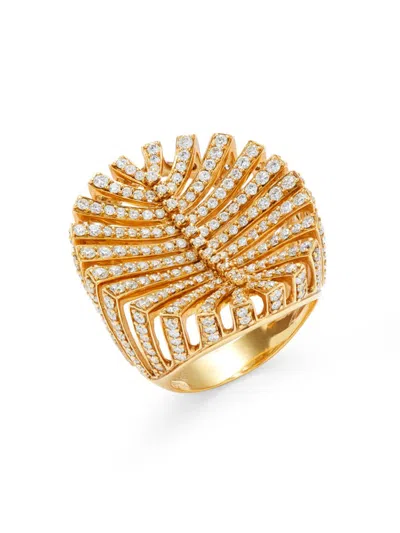 Hueb Women's Apus 18k Yellow Gold & 3.16 Tcw Diamond Ring