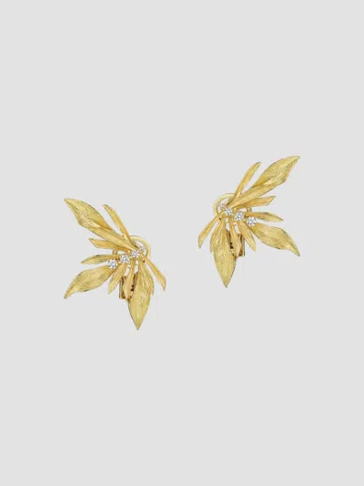 Hueb Bahia 18k Yellow Gold Diamond Earrings