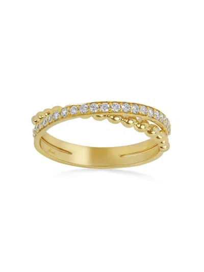 Hueb Women's Bubbles 18k Yellow Gold & 0.243 Diamond Ring In Gray