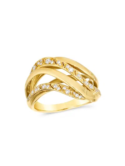 Hueb Women's Dunas 18k Yellow Gold & 0.25 Tcw Diamond Ring