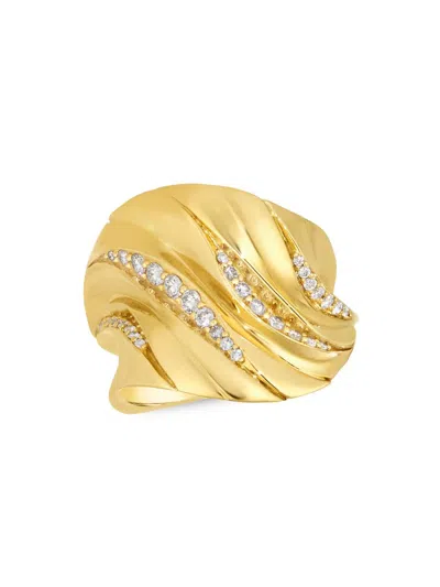 Hueb Women's Dunas 18k Yellow Gold & 0.42 Tcw Diamond Ring
