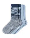 Hue Assorted 2-pack Crew Socks In Navy Pack