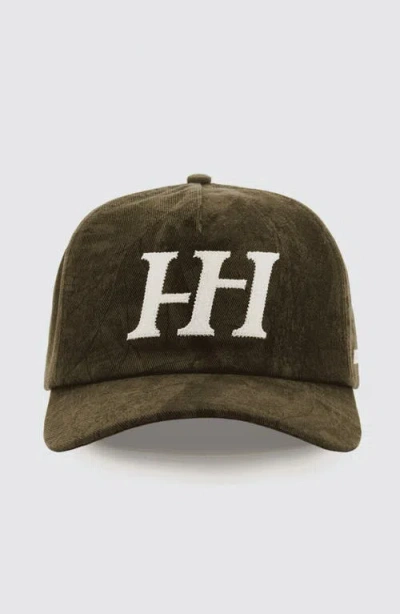 Huega House Icon Canvas Hat In Green