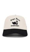 Huega House Vintage Swan Hat In Cream