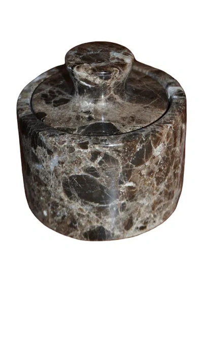 Huegah Home Athena Jar In Brown