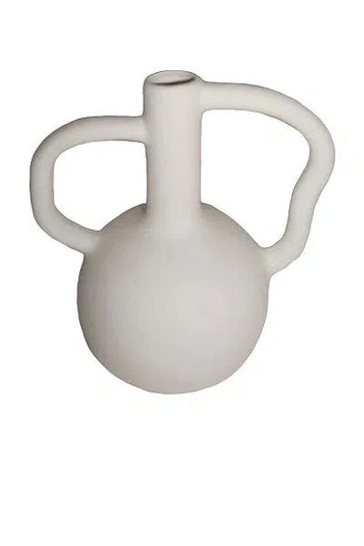 Huegah Home Blanche Vase In White