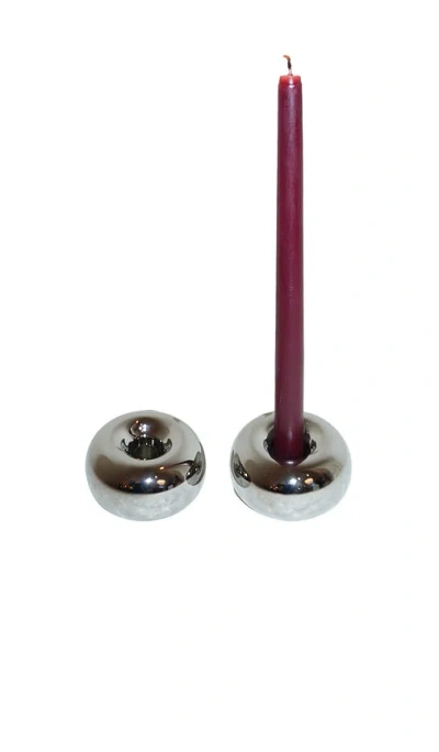 Huegah Home Noa Candlestick Holder In Brown