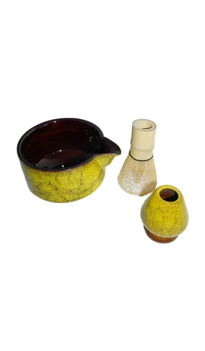 Huegah Home Ysidro Matcha Set In Multi