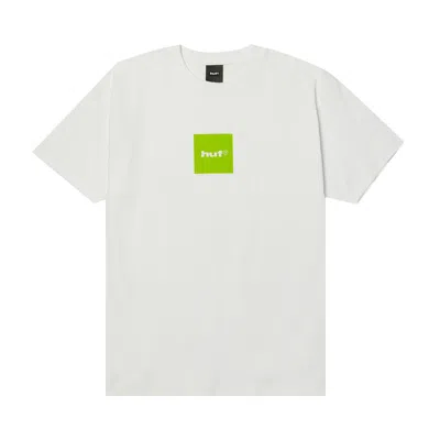 Pre-owned Huf 89 Box Logo Short-sleeve Tee 'white/ Green' | Men's Size M
