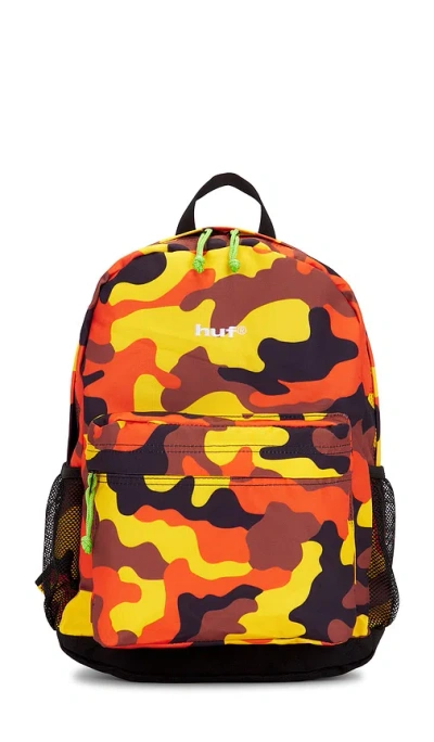 Huf 89 Logo Backpack In 熔岩红