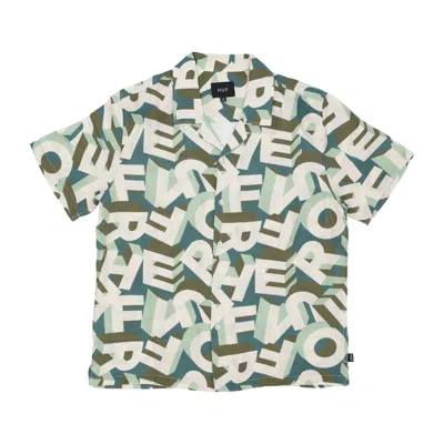 Huf Abecedarian Resort Shirt Men's Short Sleeve Shirt Multi